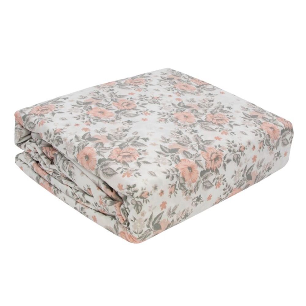 Gold Coast Super Soft Shabby Chic Pink Floral 4pc Full Size Sheet Set